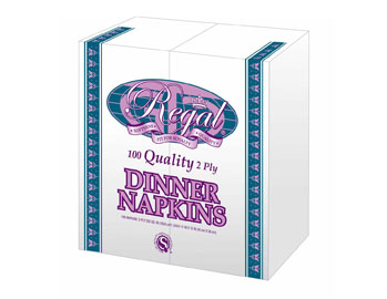 Regal - 1/8 Fold Dinner Napkin (Book Fold) 100ct